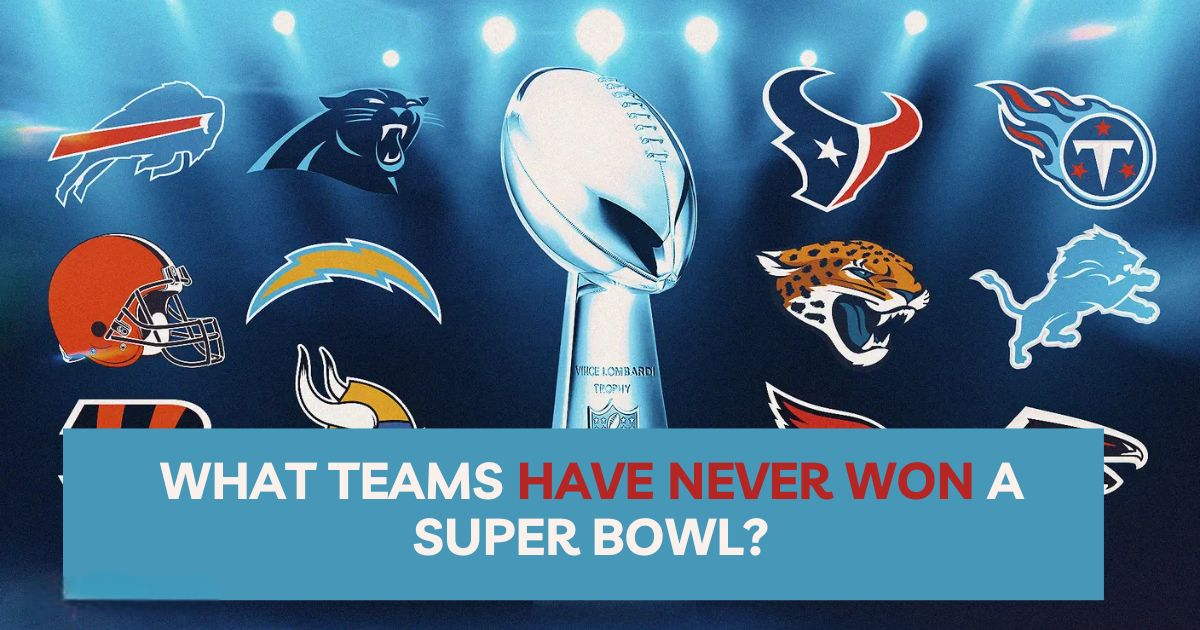 NFL Teams Without a Super Bowl Win