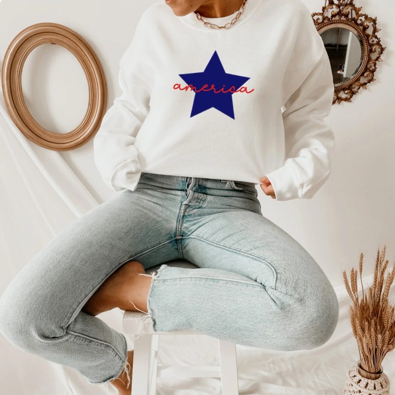 4th of July Stars and Stripes America Graphic Shirt