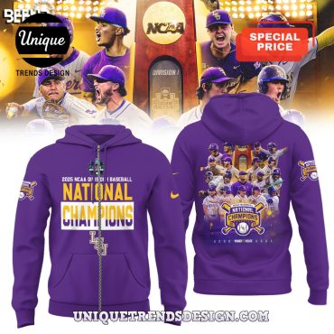 2025 National Champions LSU Tigers Purple Hoodie
