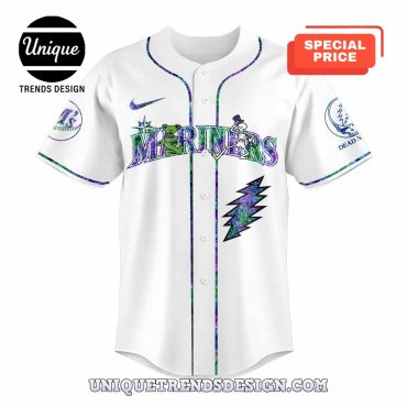 2025 Seattle Mariners Grateful Dead Night Baseball Jersey