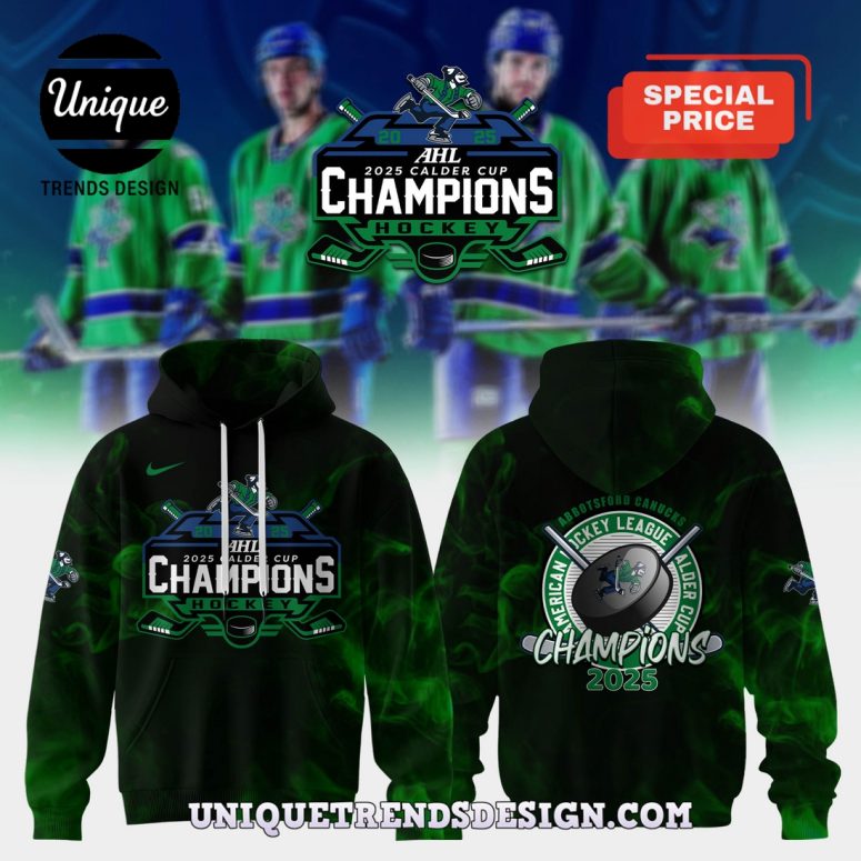 Abbotsford Canucks 2025 Champions Cup Hoodie
