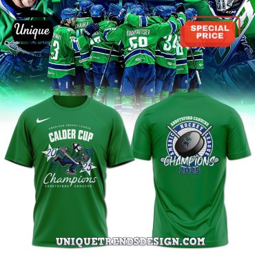 Abbotsford Canucks 2025 Champions Hoodie – Green