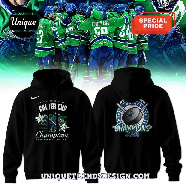 Abbotsford Canucks Hockey League 2025 Hoodie