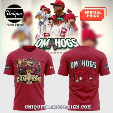 Arkansas Razorbacks 2025 Super Champions Hoodie