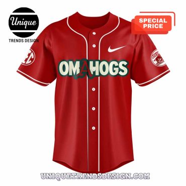 Arkansas Razorbacks Omahogs Are Champions Red Baseball Jersey