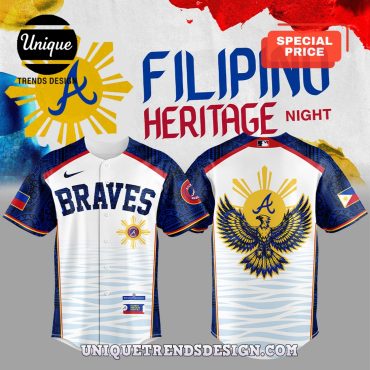 Atlanta Braves Filipino Heritage Night Baseball Jersey