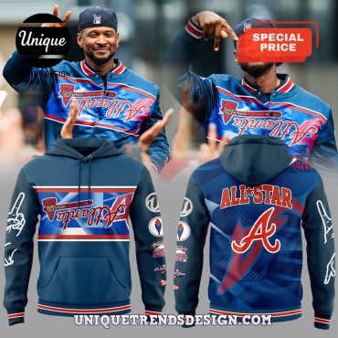 Atlanta Braves Peace A-Town Hoodie Pants Set