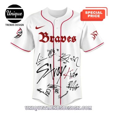 Atlanta Braves x Stray Kids World Tour 2025 Baseball Jersey