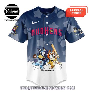 Bluey And Bingo 2025 Toledo Mud Hens Baseball Jersey
