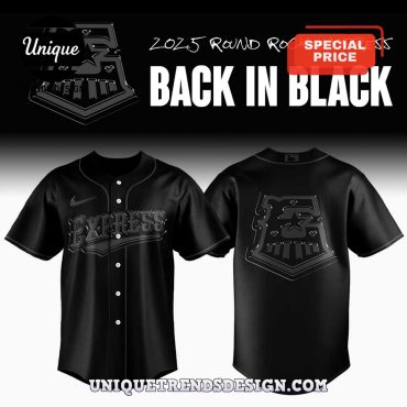Limited Edition Round Rock Express Back In Black Baseball Jersey