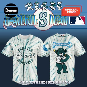 Limited Seattle Mariners Grateful Dead Baseball Jersey