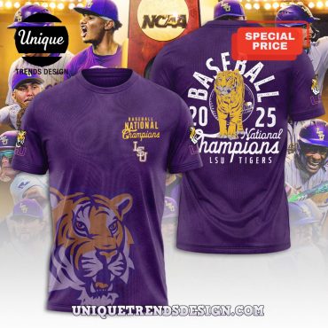 LSU Tigers 2025 National Champions Hoodie Limited Edition