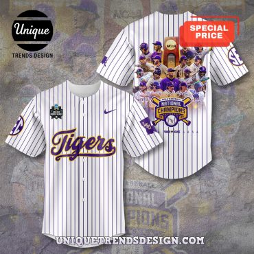 LSU Tigers 2025 NCAA Baseball Men’s College Baseball Jersey