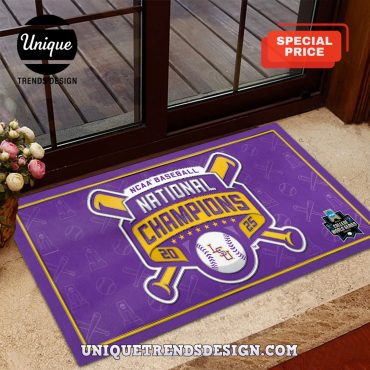 LSU Tigers 2025 NCAA Baseball Men’s College Doormat