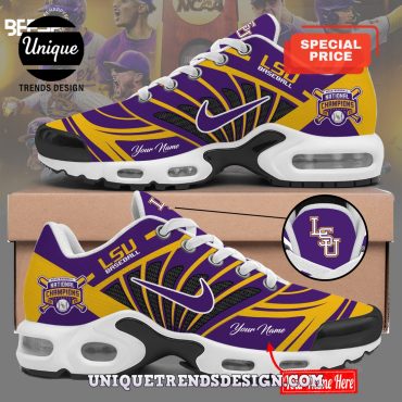 LSU Tigers 2025 NCAA World Series Champions Air Max Plus