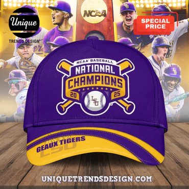 LSU Tigers 2025 NCAA World Series Champions Cap