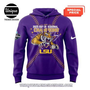 LSU Tigers 2025 Super Regional Champions Hoodie Pants Set