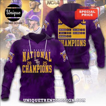 LSU Tigers 2025 World Series Champions Hoodie