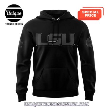 LSU Tigers Back In Black 2025 Hoodie Pants Set