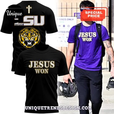 LSU Tigers Baseball Jesus Won Black Hoodie