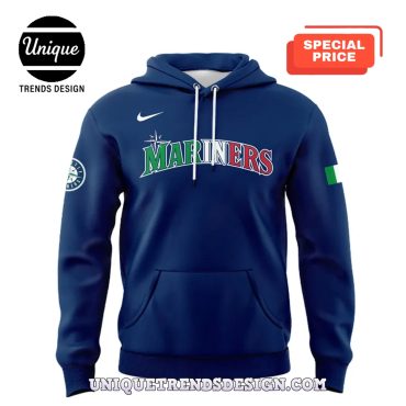 Mariners Italian Heritage Celebration Navy Hoodie