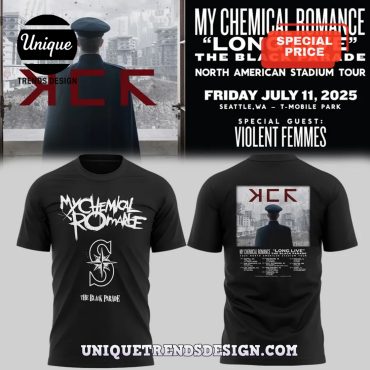 Mariners x MCR Long Live The Black Parade Tour Shirt
