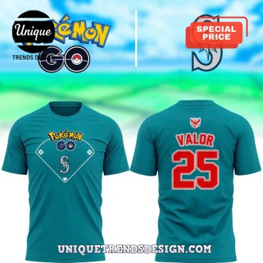 Mariners x Pokémon Go Team Valor Shirt