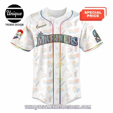 MLB Seattle Mariners LGBTQ Pride Night Baseball Jersey