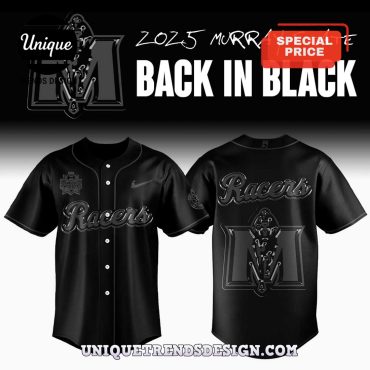 Murray State Baseball 2025 Back In Black Baseball Jersey
