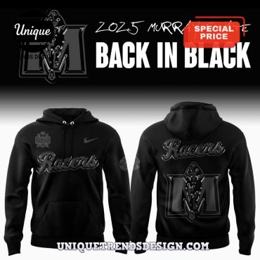 Murray State Baseball 2025 Back In Black Hoodie Pants Set