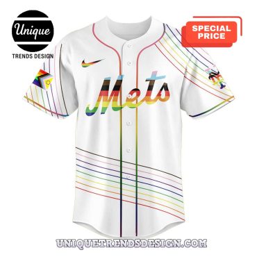 New York Mets Happy Pride Month Baseball Jersey