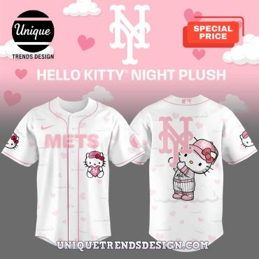New York Mets x Hello Kitty Night Plus Baseball Jersey