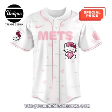 New York Mets x Hello Kitty Night Plus Baseball Jersey