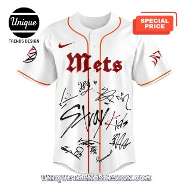 New York Mets x Stray Kids Show Signature Baseball Jersey
