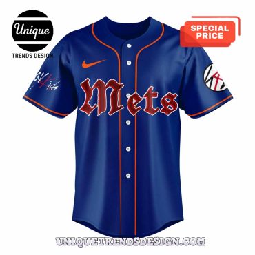 New York Mets x Stray Kids Tour Signature Baseball Jersey