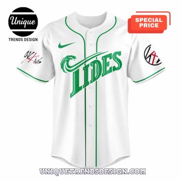 Norfolk Tides x Stray Kids Show Signature Baseball Jersey