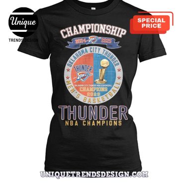 OKC Thunder NBA Champions 2024-2025 T-Shirt