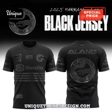 Parramatta Eels Back In Black Hoodie Limited Edition