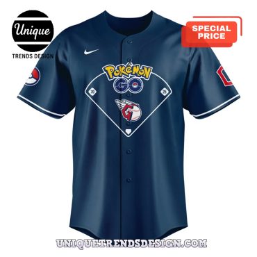 Pokémon GO Edition Cleveland Guardians Baseball Jersey