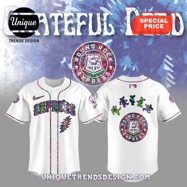 Round Rock Express Grateful Dead Night Baseball Jersey