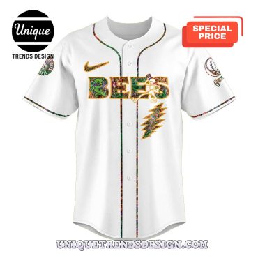 Salt Lake Bees Grateful Dead Night Baseball Jersey