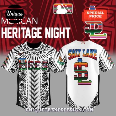 Salt Lake Bees Mexican Heritage Night White Baseball Jersey
