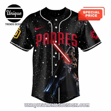 San Diego Padres 2025 Star Wars Auction Baseball Jersey