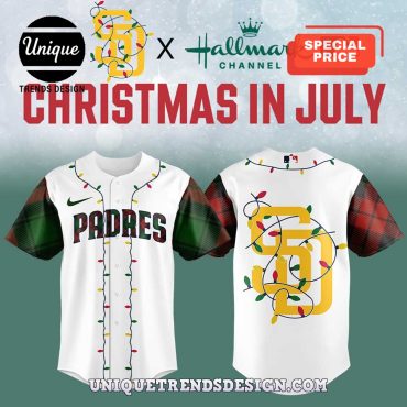 San Diego Padres Christmas In July 2025 Baseball Jersey