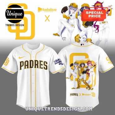San Diego Padres Hololive Night Collaboration Baseball Jersey