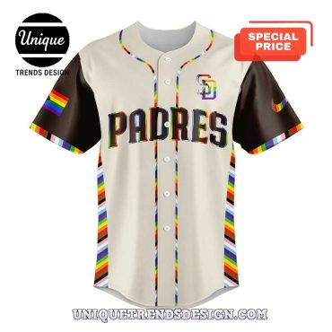 San Diego Padres LGBT Pride Night 2025 Baseball Jersey