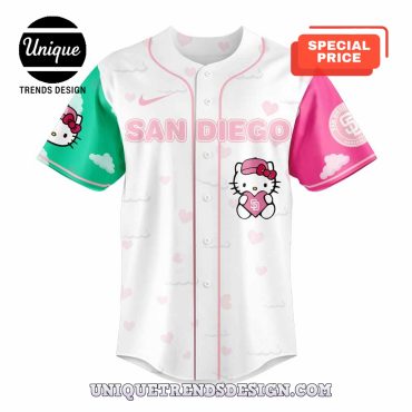 San Diego Padres x Hello Kitty Night Plus Baseball Jersey