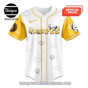 San Diego Padres x Snoopy and Peanuts Baseball Jersey