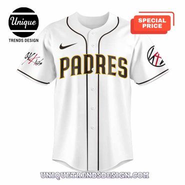 San Diego Padres x Stray Kids Tour Signature Baseball Jersey