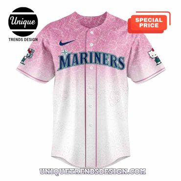 Seattle Mariners 2025 Hello Kitty Night Baseball Jersey